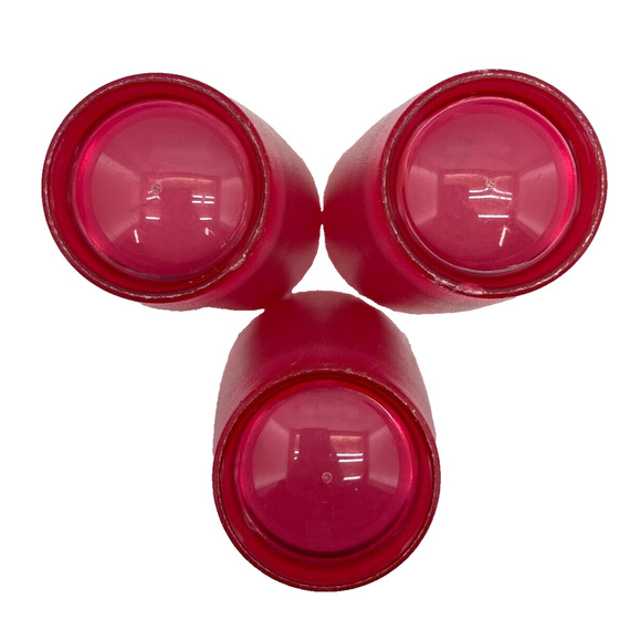 Lot of 9 VTG Pink Plastic Tumbler, Wine Goblet, Water Cups Textured Beverageware - Picture 10 of 16